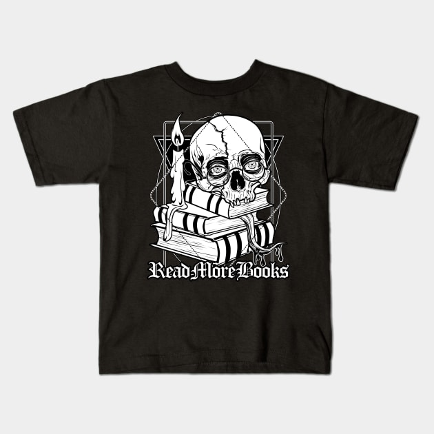 Read More Books Kids T-Shirt by Von Kowen